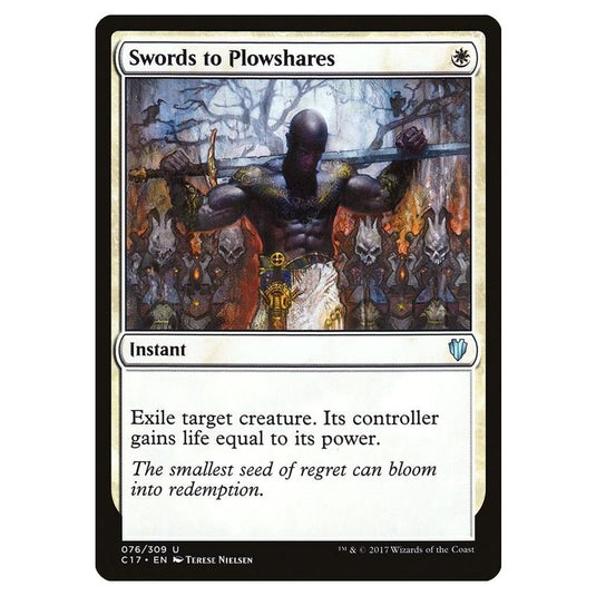 Magic The Gathering - Commander 2017 - Swords to Plowshares - 076/309