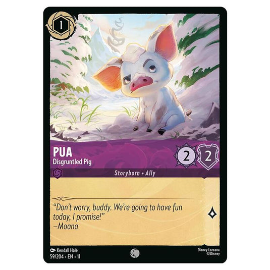 Lorcana - Winterspell - Pua - Disgruntled Pig (Common) - 059/204