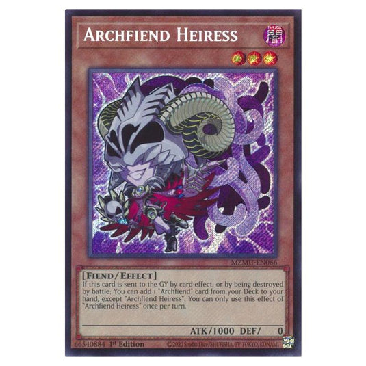 Yu-Gi-Oh! - Maze of Muertos - Archfiend Heiress (Secret Rare) - MZMU-EN066