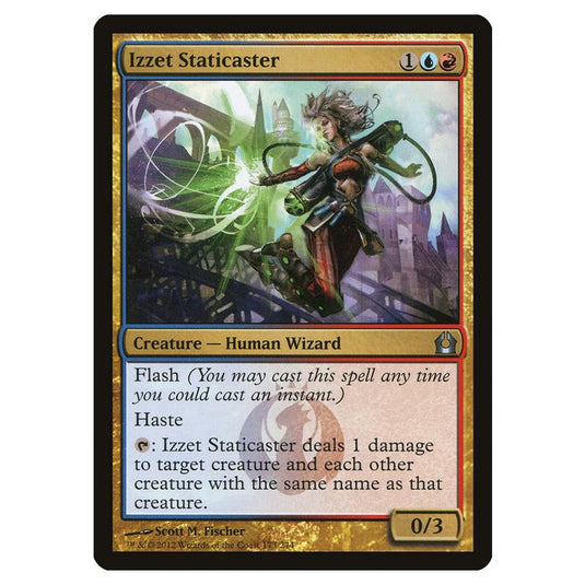 Magic The Gathering - Return To Ravnica - Izzet Staticaster - 173/274 (Foil)