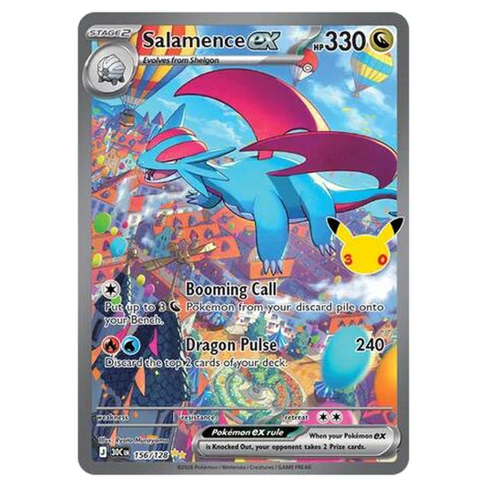 Pokemon - 30th Celebration - Salamence ex - 156/128