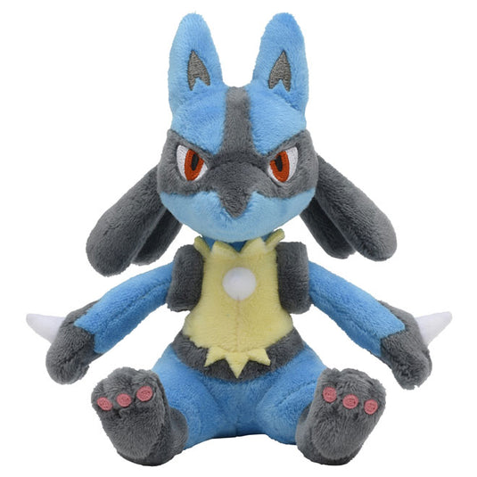 Pokemon - Plush Figure - Sitting Cuties - Lucario (6 Inch)