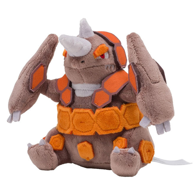 Pokemon Rhyperior Figure Pokemon - Plush Figure - Sitting Cuties - Rhyperior (6 Inch)