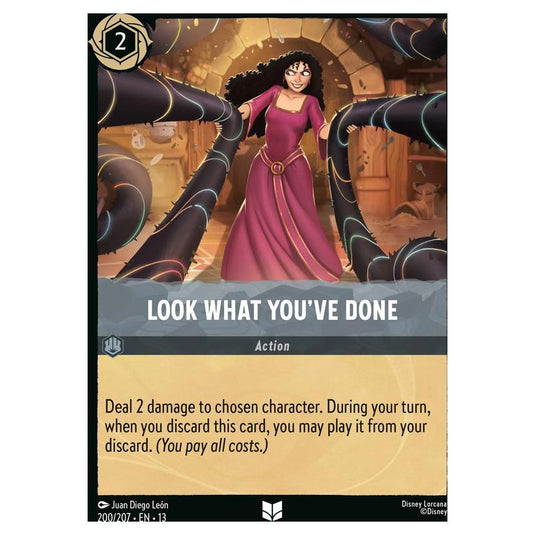 Lorcana - Attack of the Vine! - Look What You've Done (Uncommon) - 200/207
