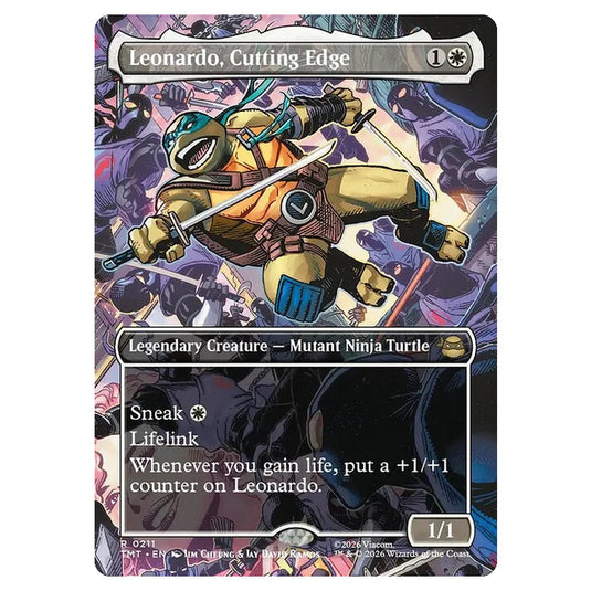 Magic The Gathering - Teenage Mutant Ninja Turtles - Leonardo, Cutting Edge - 0211