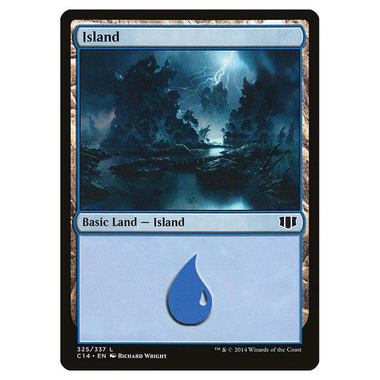 Magic The Gathering - Commander 2014 - Island - 325