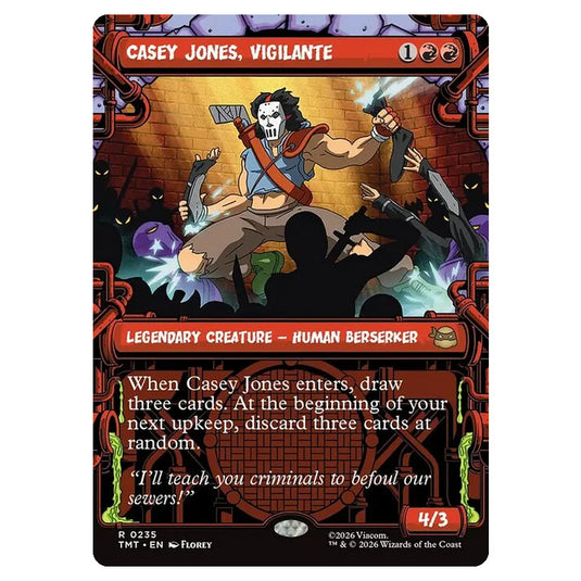 Magic The Gathering - Teenage Mutant Ninja Turtles - Casey Jones, Vigilante - 0235