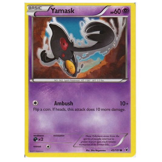 Pokemon - Black & White - Noble Victories - Yamask 45/101