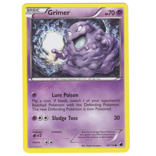 Pokemon - Black & White - Plasma Freeze - Grimer - 45/116