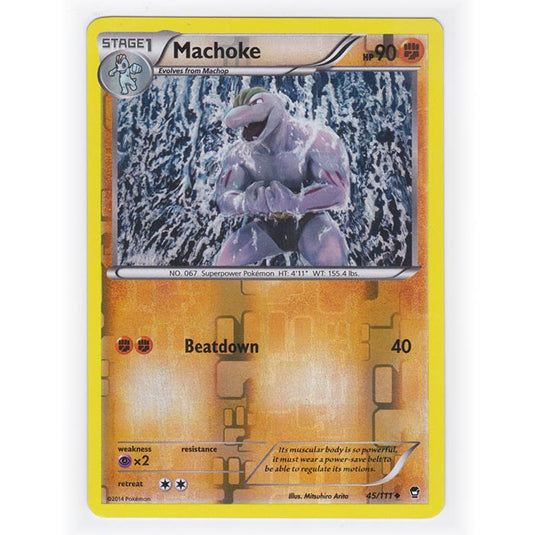 Pokemon - XY Furious Fists - (Reverse Holo) - Machoke - 45/111