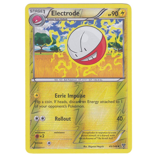 Pokemon - XY Base Set - (Reverse Holo) Electrode - 45/146