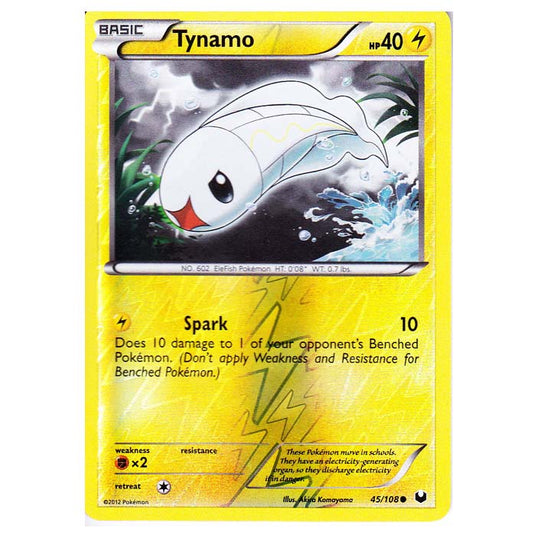 Pokemon - Black & White - Dark Explorers - (Reverse Holo) Tynamo - 45/108