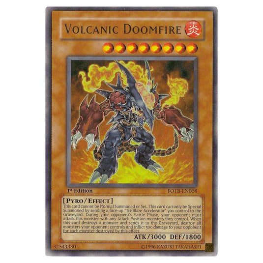Yu-Gi-Oh! - Force of the Breaker - Volcanic Doomfire (Ultra Rare) FOTB-EN008