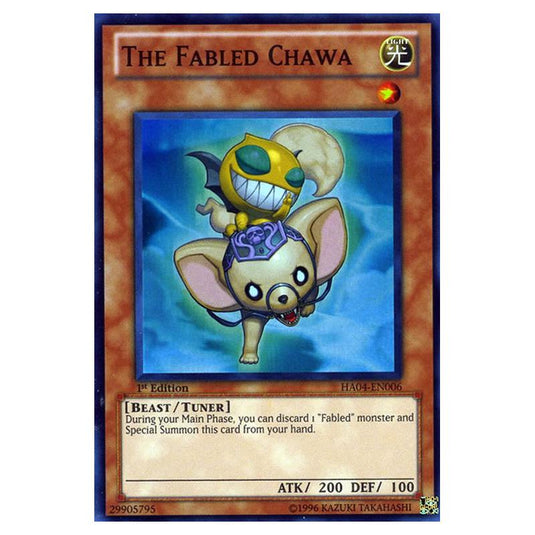 Yu-Gi-Oh! - Hidden Arsenal 4 - Trishula's Triumph - The Fabled Chawa (Super Rare) HA04-EN006