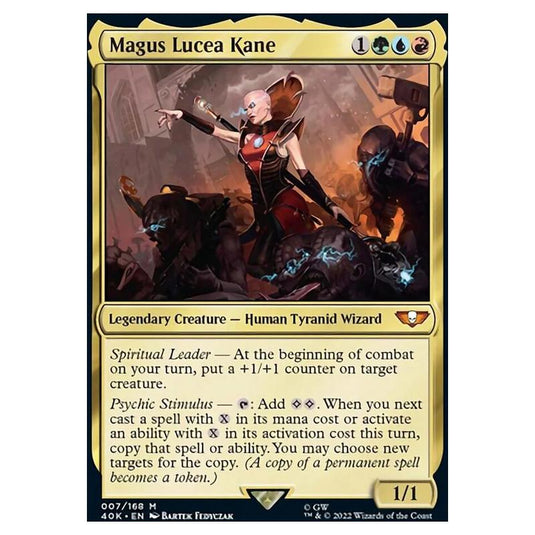 Magic The Gathering - Universes Beyond - Warhammer 40k - Magus Lucea Kane - 007/168