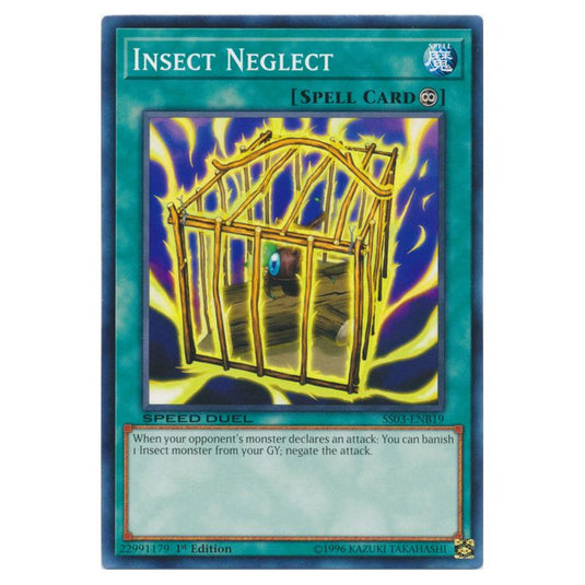 Yu-Gi-Oh! - Speed Duel Starter Decks - Ultimate Predators - Insect Neglect (Common) SS03-ENB19