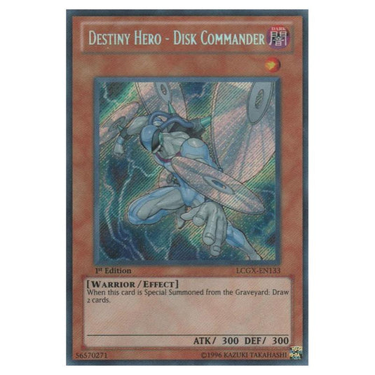 Yu-Gi-Oh! - Legendary Collection 2 - The Duel Academy Years Mega Pack - Destiny HERO - Disk Commander (Secret Rare) LCGX-EN133
