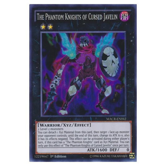 Yu-Gi-Oh! - Maximum Crisis - The Phantom Knights of Cursed Javelin (Super Rare) MACR-EN042