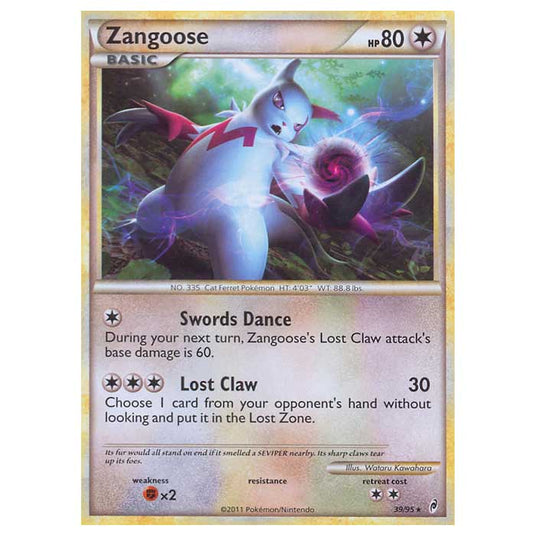 Pokemon - Call of Legends - Zangoose 39/95