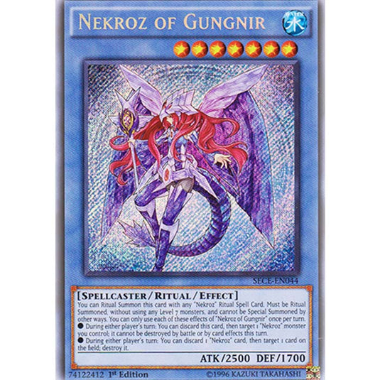 Yu-Gi-Oh! - Secrets of Eternity - Nekroz of Gungnir  - 44A/99
