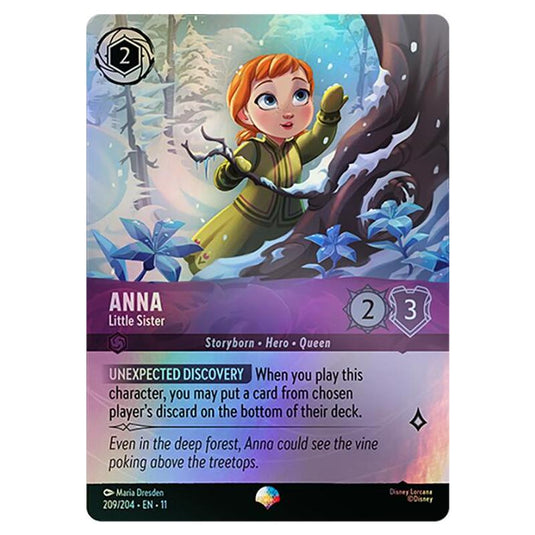 Lorcana - Winterspell - Anna - Little Sister (Epic) - 209/204