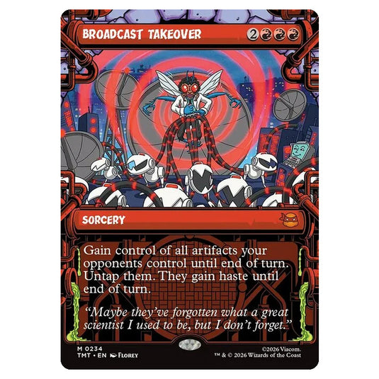 Magic The Gathering - Teenage Mutant Ninja Turtles - Broadcast Takeover - 0234