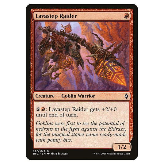 Magic The Gathering - Battle For Zendikar - Lavastep Raider - 147/274 (Foil)