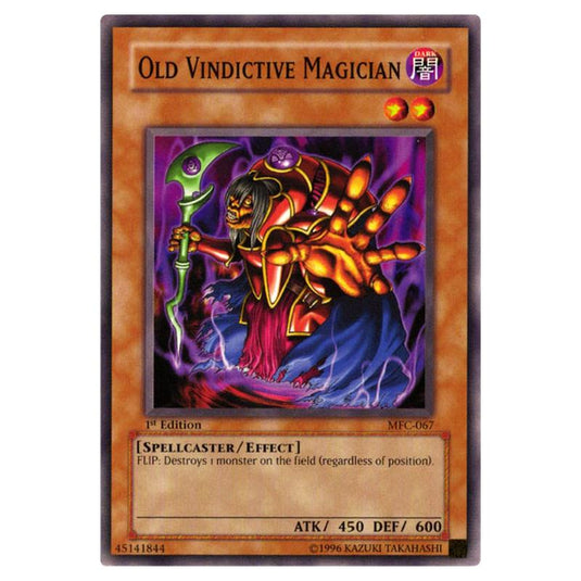 Yu-Gi-Oh! - Magician\'s Force - Old Vindictive Magician (Common) MFC-067