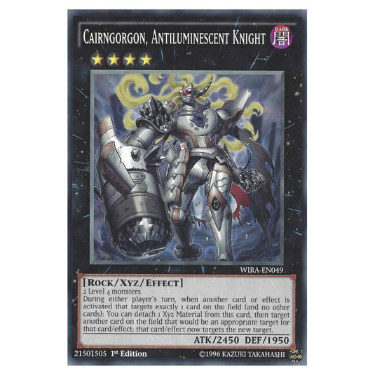 Yu-Gi-Oh! - Wing Raiders - Cairngorgon, Antiluminescent Knight (Common) WIRA-EN049