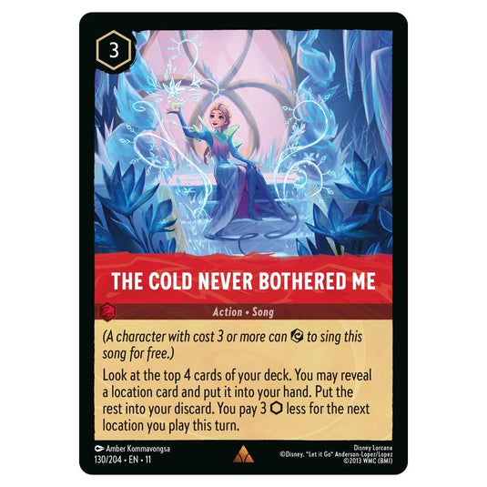 Lorcana - Winterspell - The Cold Never Bothered Me (Rare) - 130/204