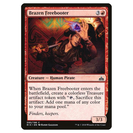 Magic The Gathering - Rivals Of Ixalan - Brazen Freebooter - 95/196 (Foil)