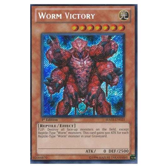 Yu-Gi-Oh! - Hidden Arsenal 3 - Worm Victory (Secret Rare) HA03-EN025