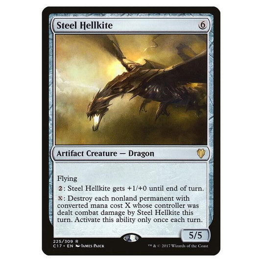 Magic The Gathering - Commander 2017 - Steel Hellkite - 225/309