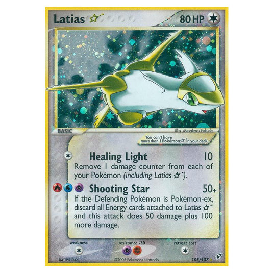 Pokemon - EX Deoxys - Latias ☆ Gold Star - 105/107