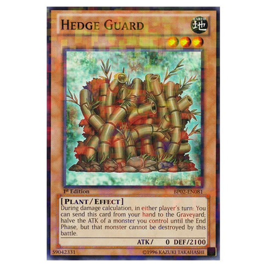 Yu-Gi-Oh! - Battle Pack 2 - War of the Giants - Hedge Guard (Mosaic Rare) BP02-EN081