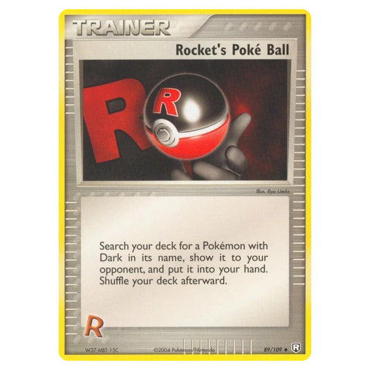 Pokemon - EX Team Rocket Returns - Rocket's Poké Ball - 089/109
