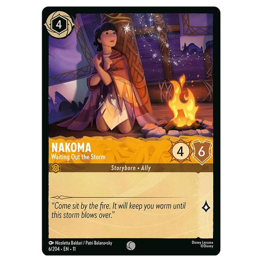 Lorcana - Winterspell - Nakoma - Waiting Out the Storm (Common) - 006/204