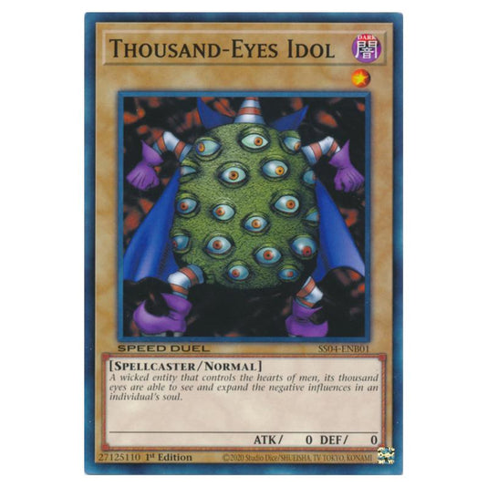 Yu-Gi-Oh! - Speed Duel Starter Decks - Match of the Millennium - Thousand-Eyes Idol (Common) SS04-ENB01
