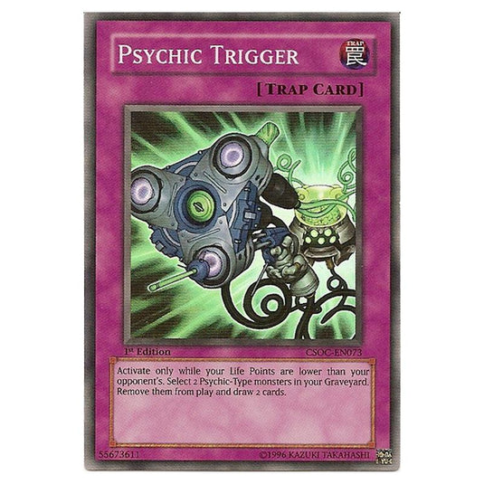 Yu-Gi-Oh! - Crossroads of Chaos - Psychic Trigger (Super Rare) CSOC-EN073