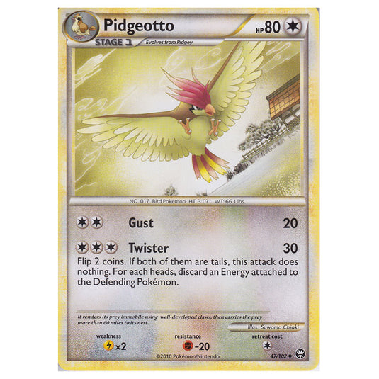 Pokemon - HGSS - Triumphant - Pidgeotto 47/102