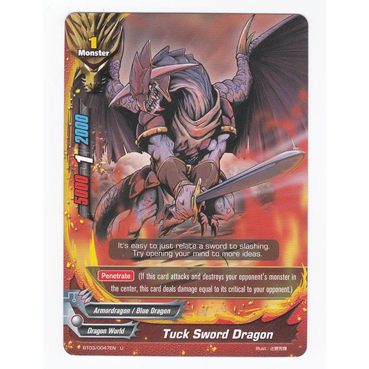 Future Card Buddyfight - Drums Adventures - Tuck Sword Dragon - 47/105