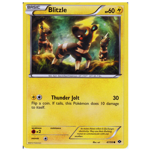 Pokemon - Black & White - Next Destinies - Blitzle 47/99