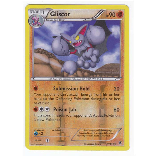 Pokemon - XY Phantom Forces - (Reverse Holo) - Gliscor - 47/119