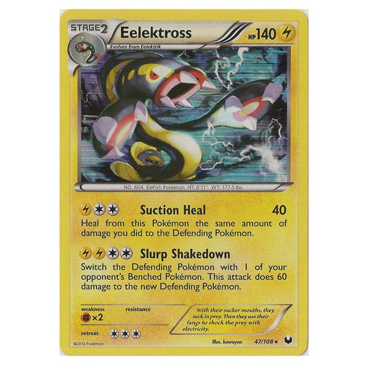 Pokemon - Black & White - Dark Explorers - Eelektross - 47/108