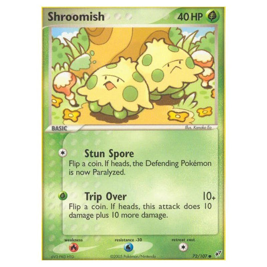 Pokemon - EX Deoxys - Shroomish - 072/107