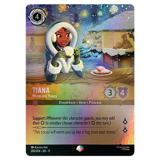Lorcana - Winterspell - Tiana - Warm and Happy (Epic) - 205/204