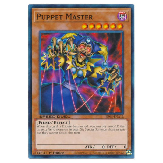 Yu-Gi-Oh! - Speed Duel Starter Decks - Twisted Nightmares - Puppet Master (Common) SS05-ENA12
