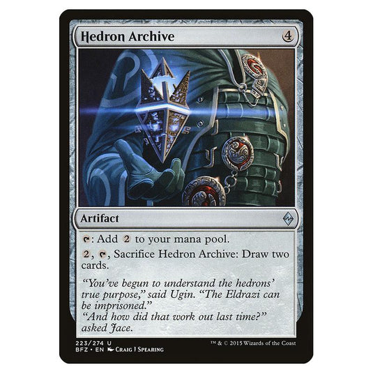 Magic The Gathering - Battle For Zendikar - Hedron Archive - 223/274
