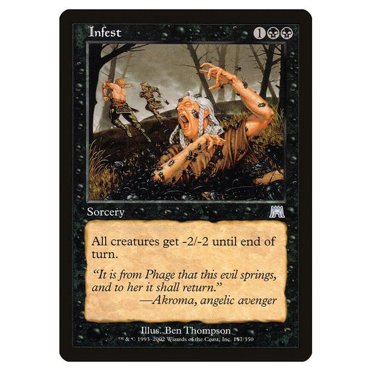 Magic The Gathering - Onslaught - Infest - 157/350 (Foil)
