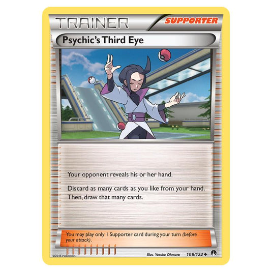 Pokemon - XY - Breakpoint - Psychic\'s Third Eye - 108/122 (Reverse Holo)